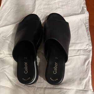 Gabor Black and White Shoes